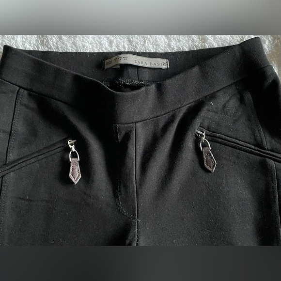 Zara black riding style leggings - Picture 2 of 5